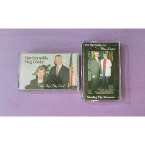 Vintage Von Reynolds Meg Goslee Cassette Lot Gospel Music Sharing The Treasure 2
